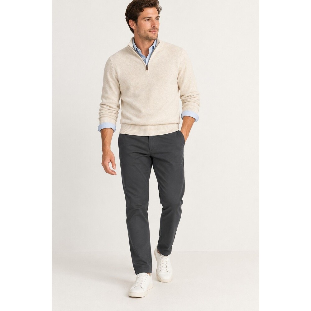 NWT J.Crew Mens 484 Slim Fit Chino Pants Size 30x32 Charcoal Gray Stretch E1589